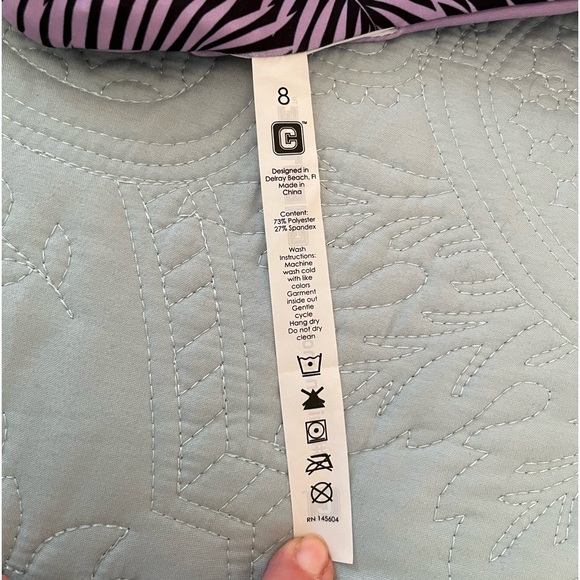 Chestee Barbella Ella 2-in1 Reversible Sports Bra Size 8 - Picture 10 of 13